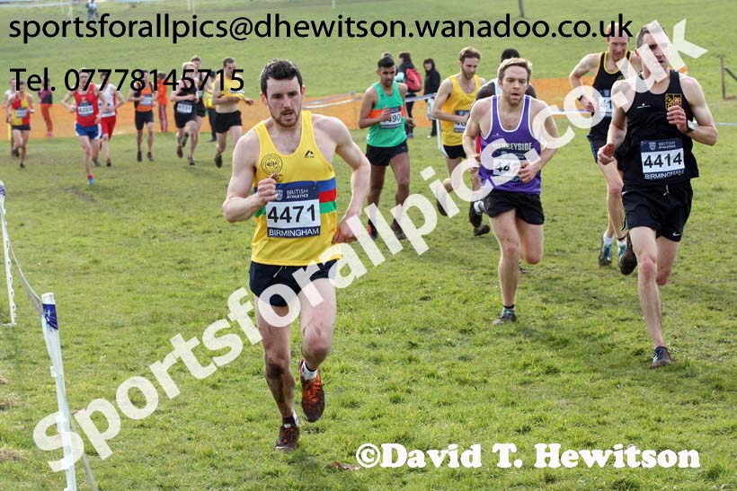 Senior mens 2016 Inter Counties Cross Country Champs. and Cross Challenge Final, Cofton Park, Birmingham. Photo: David T. Hewitson/Sports for All Pics